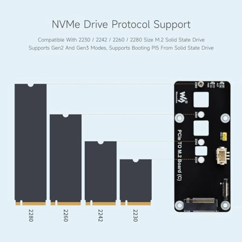 PCIe TO M.2 Board (C) - 2230/2242/2260/2280