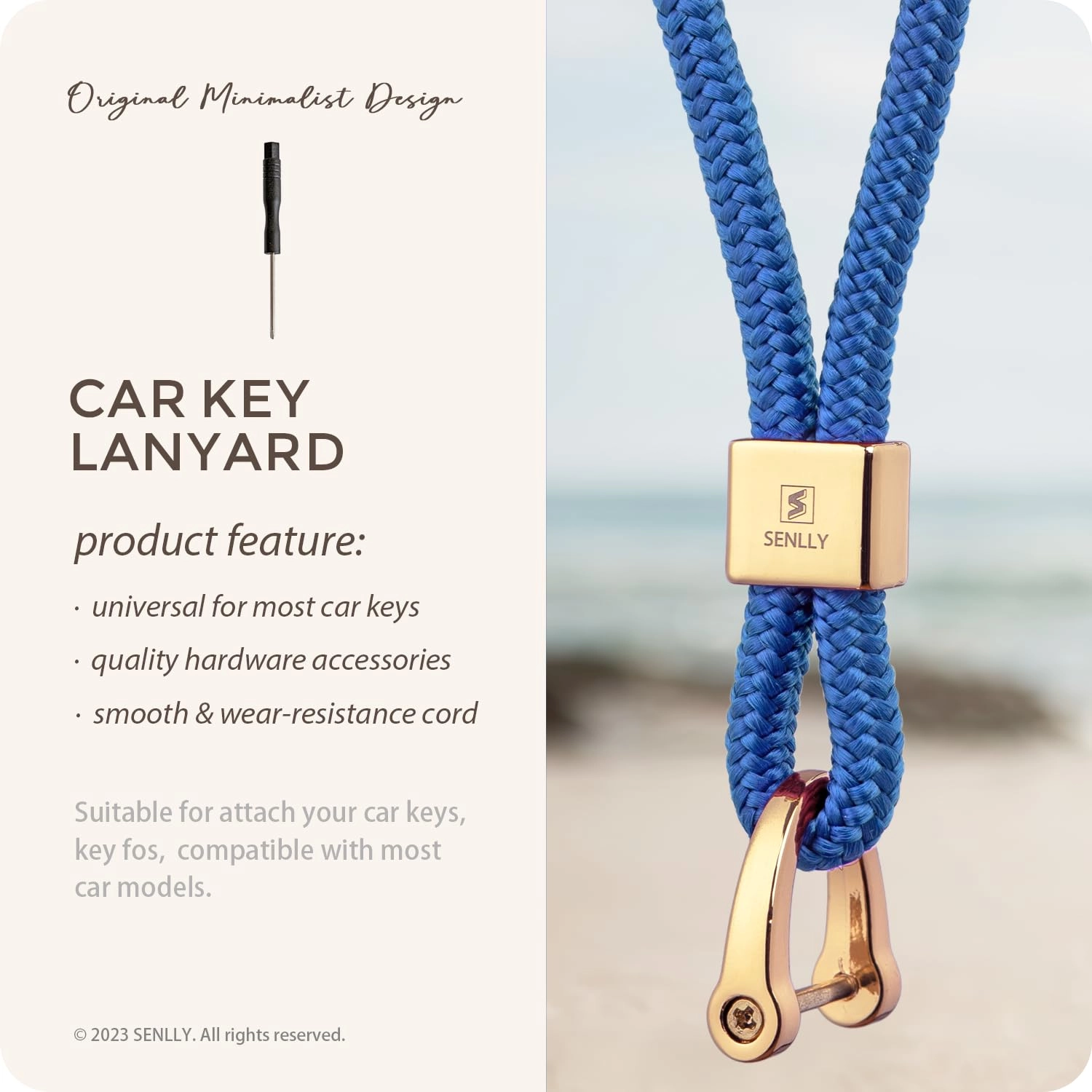 Car Keychain - Stretchy Elastic