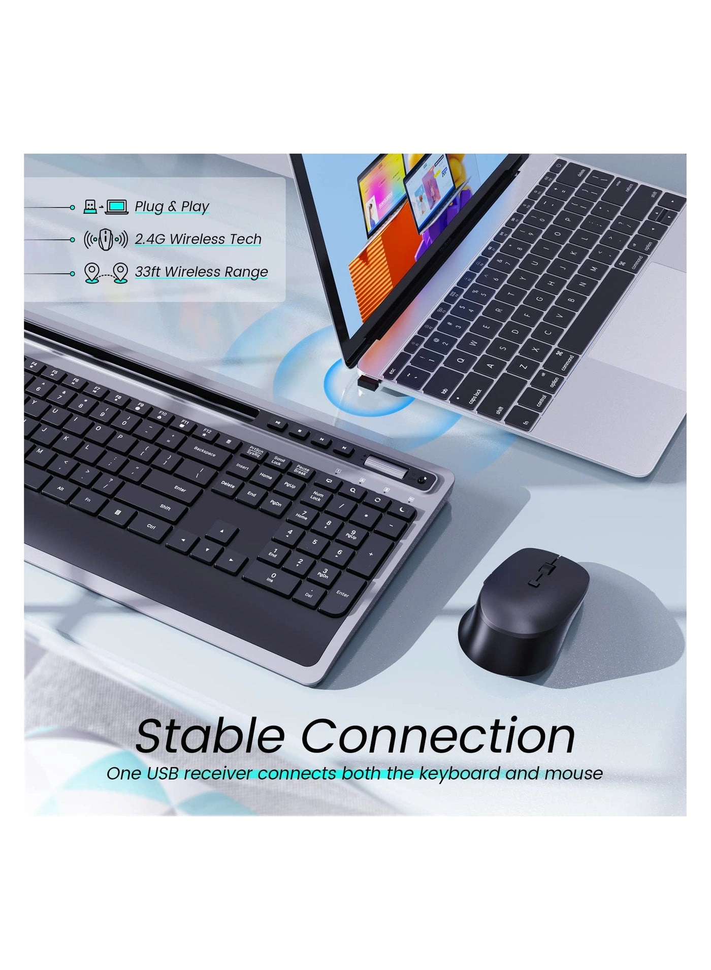 Keyboard + Mouse - Wireless