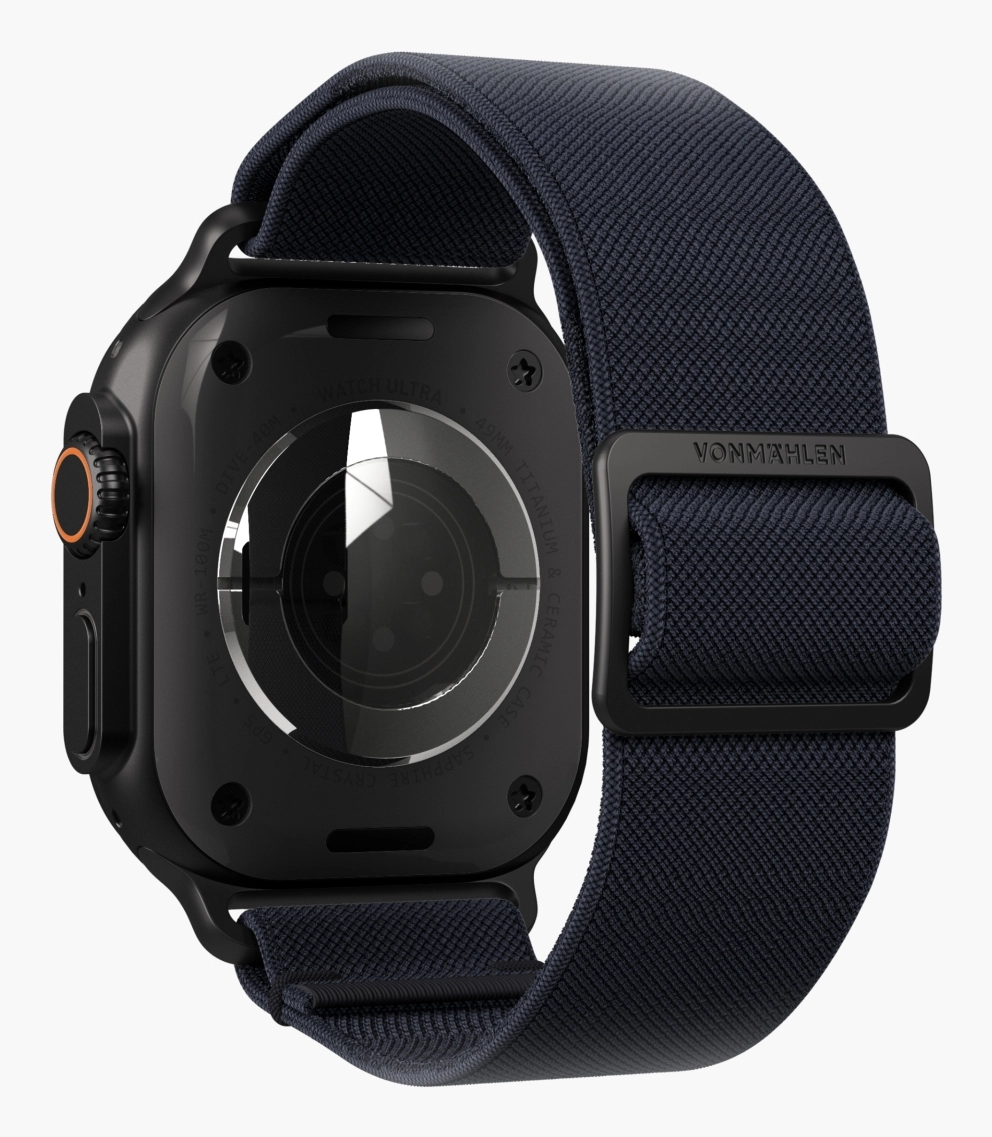 Watch Band for Apple Watch 44/45/46/49mm - One Size Braided nylon Navy Black