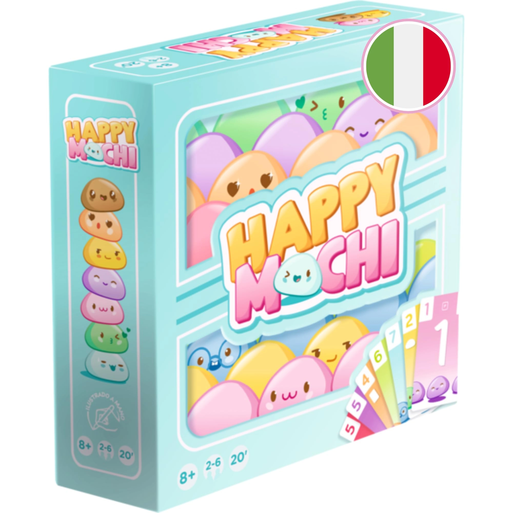Asmodee Happy Mochi - Card Game (Italian)
