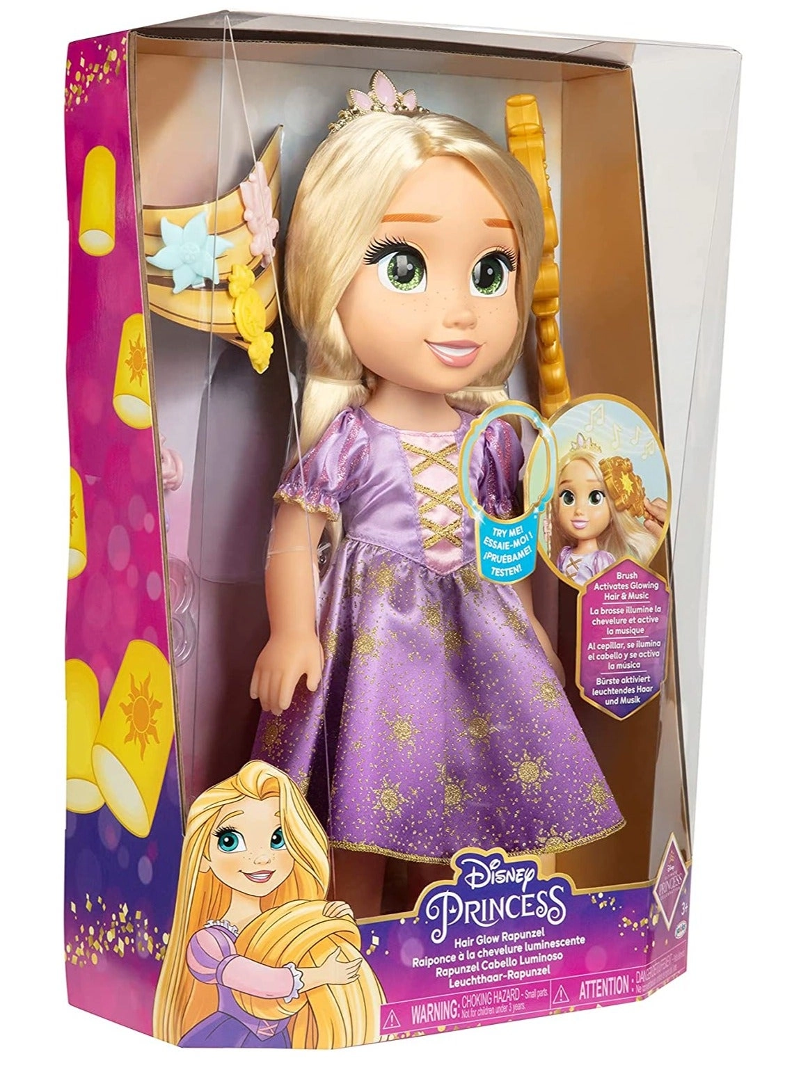 Princess Rapunzel Doll Hair Play - Ages 3+