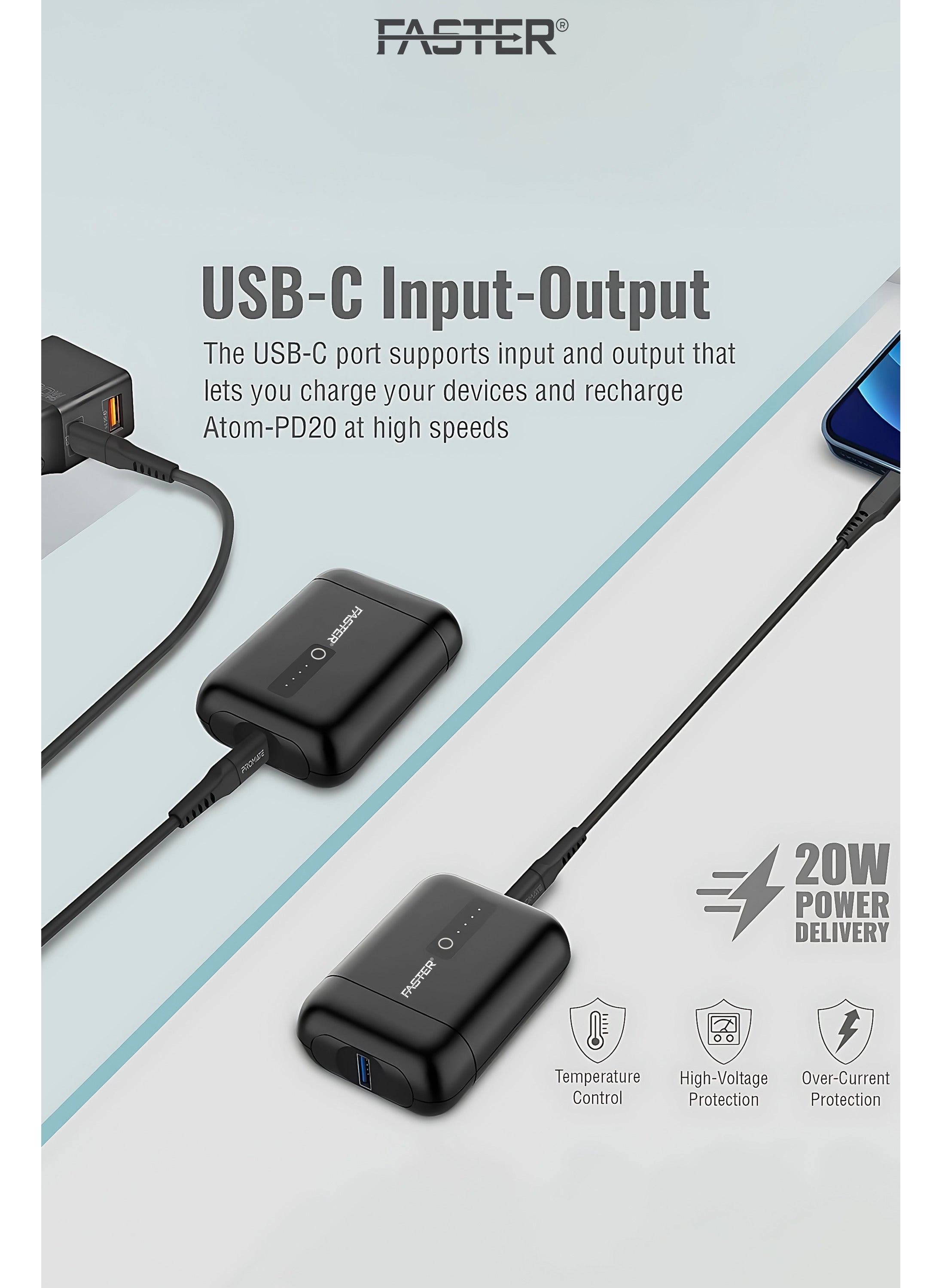 S10-PD - 10,000mAh 22.5W 1 USB-A 1 USB-C