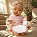 Reborn Baby Doll - 18'' Soft Weighted Cloth Body & Vinyl Limbs African American Ages 3+