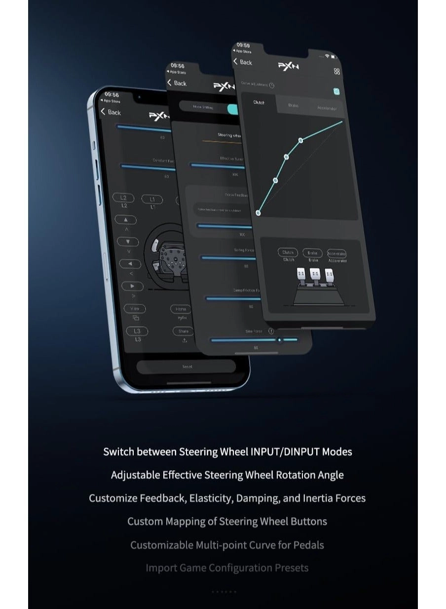 V99 Racing Wheel & Pedals - PC PS4 PS3 Xbox One Xbox Series X/S