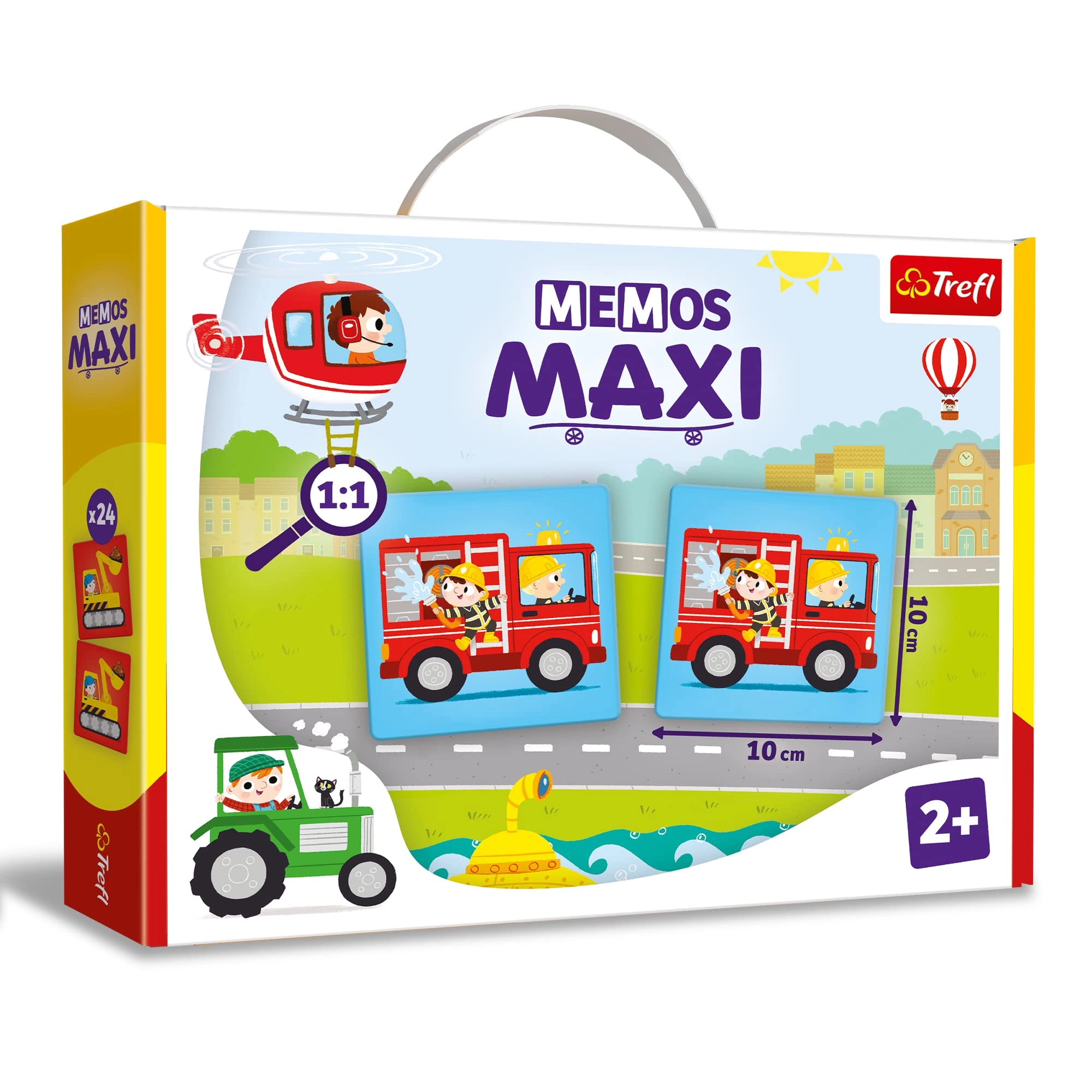 Trefl Memos Maxi Vehicles - 24 months and up 24 pieces