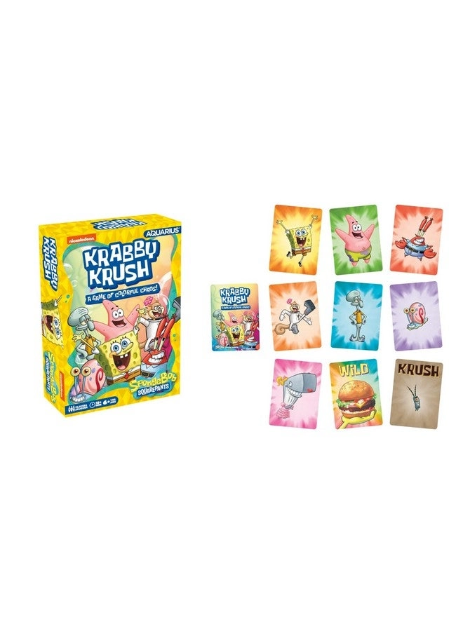 Aquarius SpongeBob Krabby Krush - Card Game
