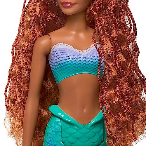 Ariel Doll - Deluxe Mermaid Iridescent Tail Hair Jewelry Beads Ages 6+