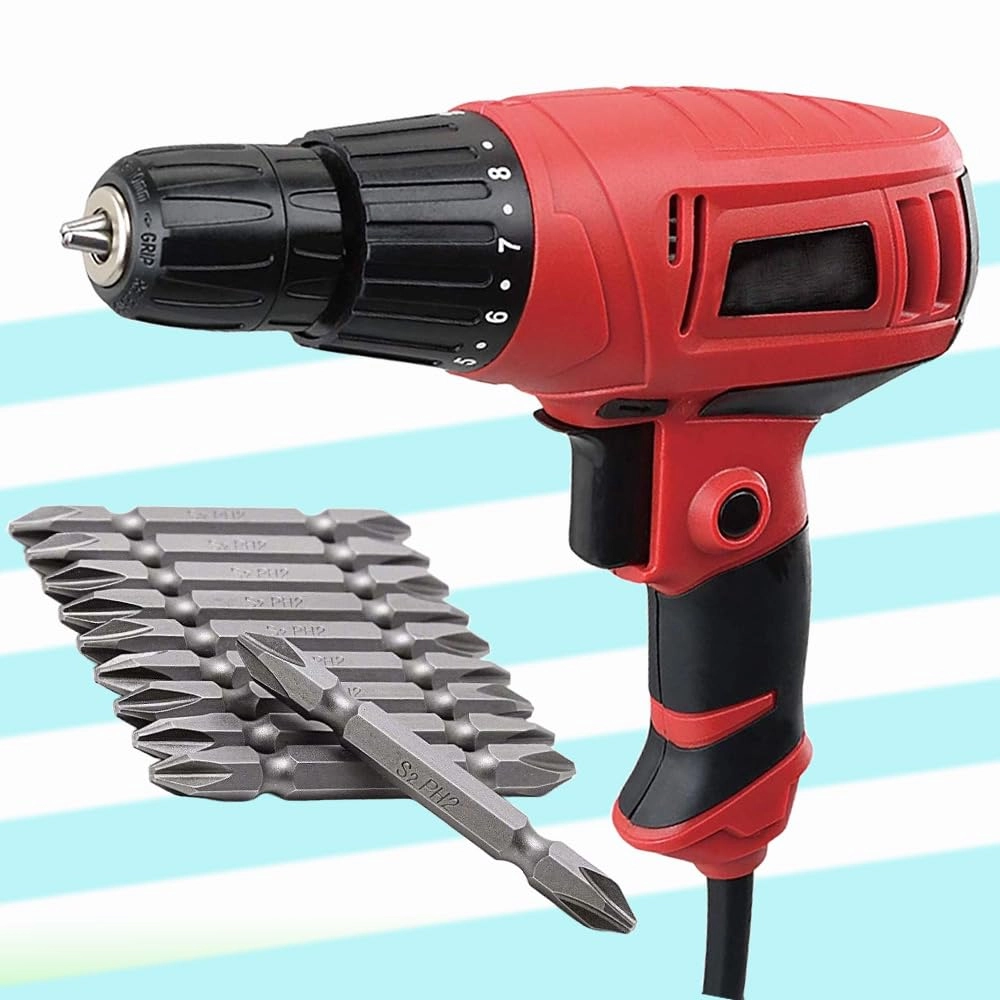 electric screwdriver - 350Watt Forward Reversible + Polishing Buffing wool pad set