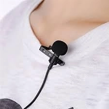 Dynamic Lapel Collar Mic 3.5mm-Mini-Jack Microphone