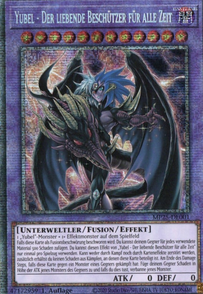 MZTCG Yugioh Yubel - The Loving Protector For All Time MP25-DE001 - German