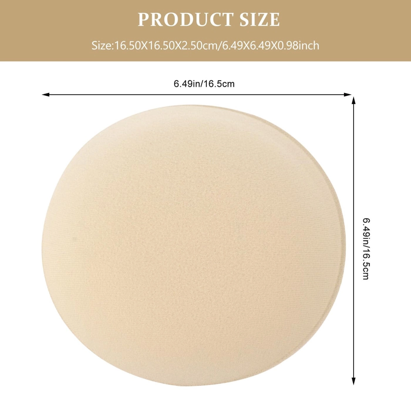 Round Hat Holder Base - 2PCS Adult 16.50X16.50X2.50CM