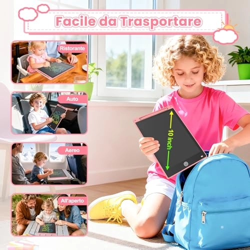 LCD Graphic Tablet - 10 inch Pink