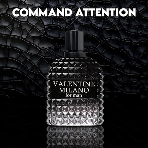 Valentine Milano - Eau de Toilette 3.4 Fl Oz + Invincible Grey - Eau de Toilette 3.4 Fl Oz