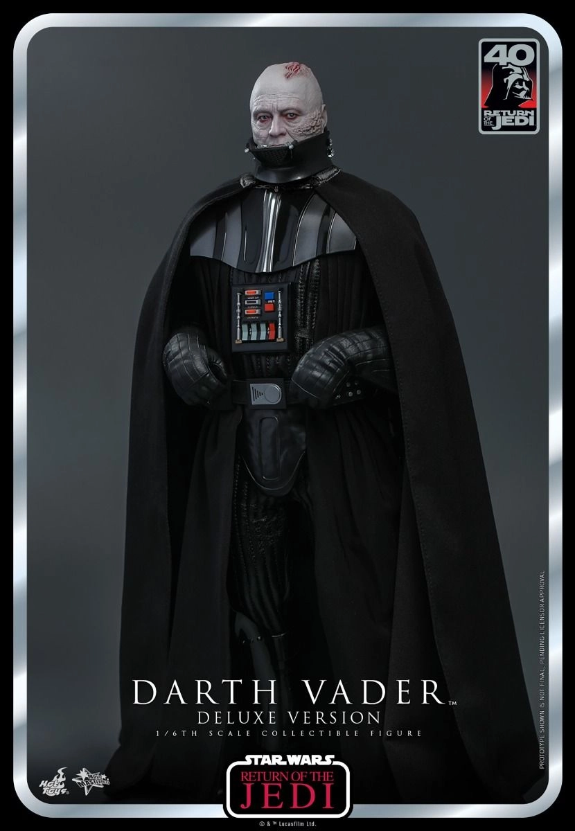 Darth Vader RETURN OF THE JEDI 40th Anniversary (Deluxe Edition) Action Figure - Sixth Scale