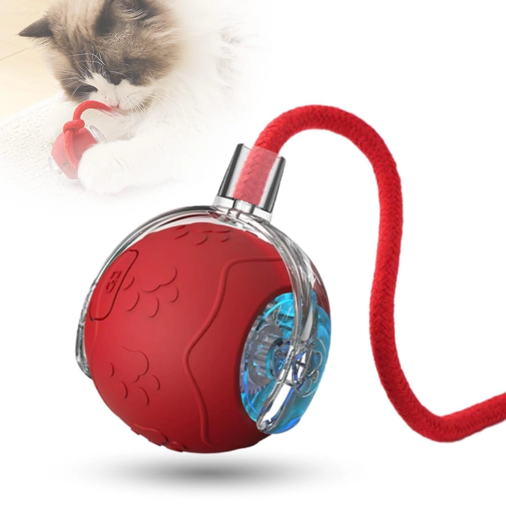 HaveLovely Automatic Rolling Ball Cat Toy - USB Rechargeable