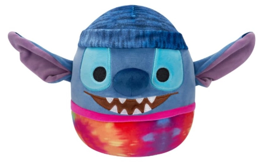 Squishmallows Disney - Stitch Beanie & Tie-Dye Outfit - 20 cm