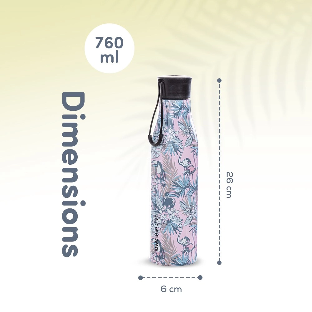Kids Water Bottle - 760 ml Leak-Proof Lid