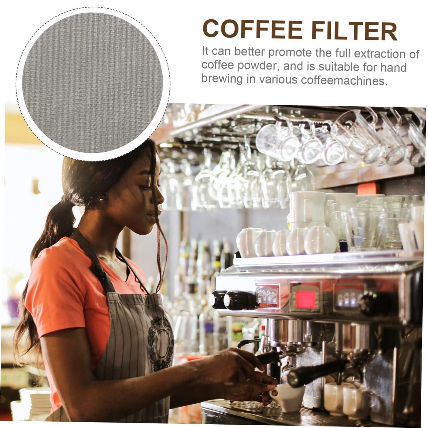 Espresso Filter Mesh - Stainless Steel