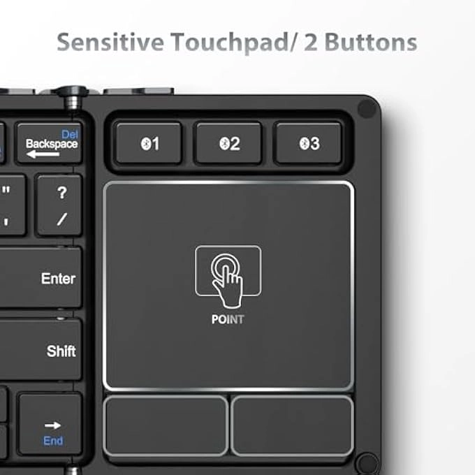 BK08 - Foldable Touchpad Bluetooth