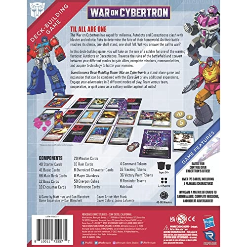 Transformers Deck-Building Game: War On Cybertron