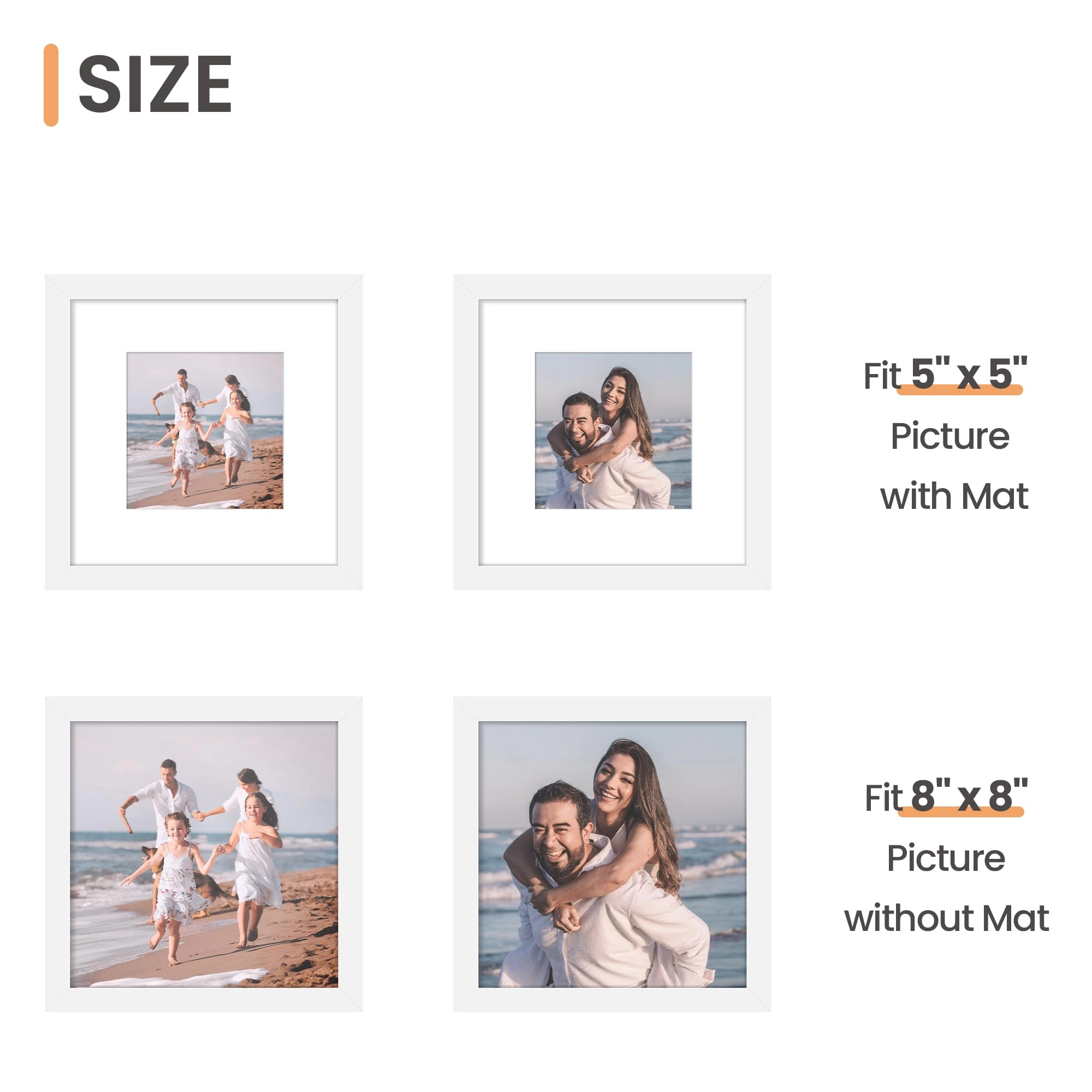 Picture Frame - 8x8 5x5