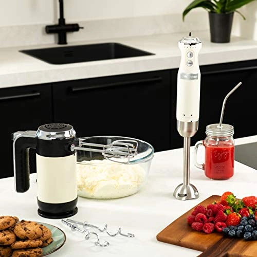 Retro Hand Mixer - 6-speed WHITE