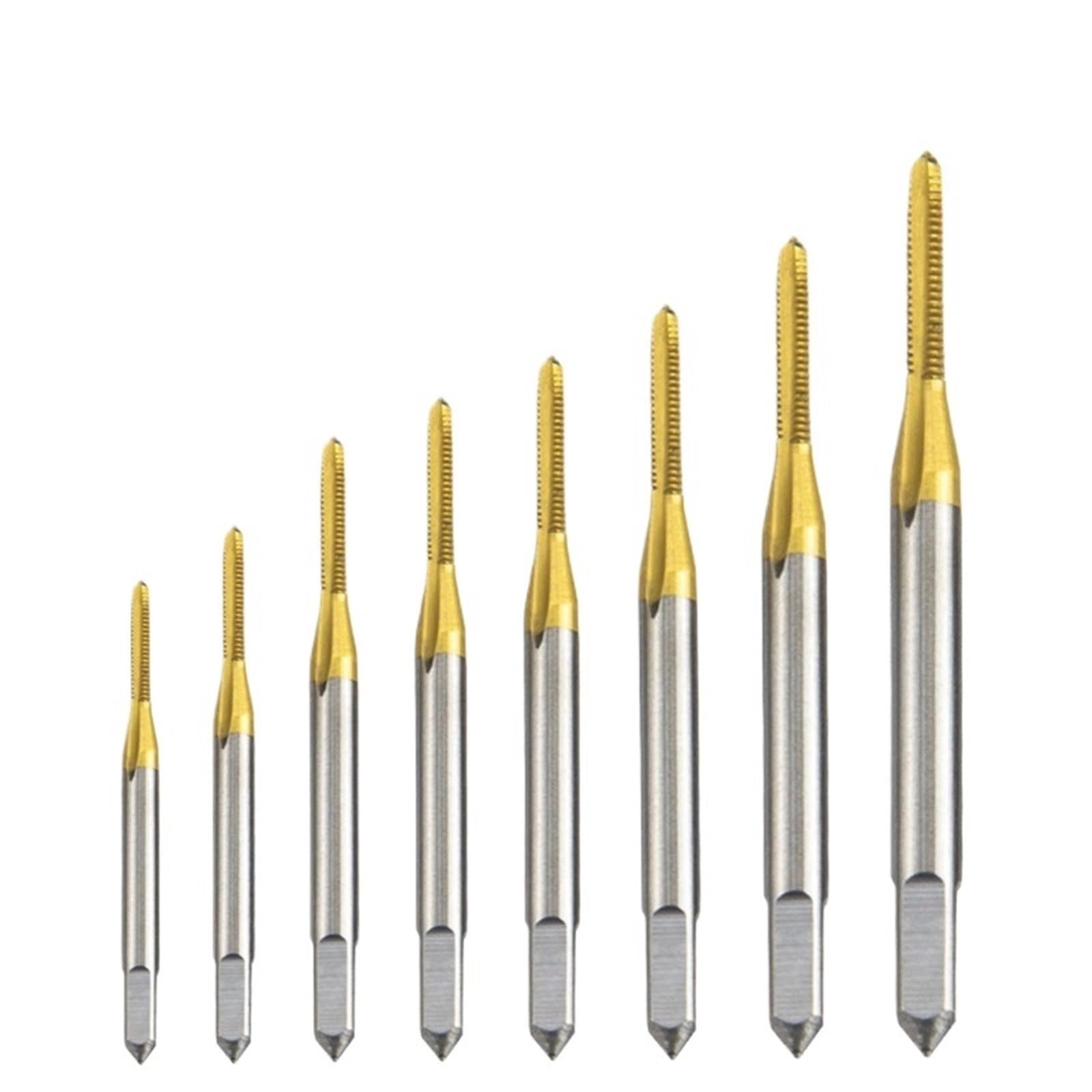 Cobalt Thread Tap Drill Bits - 5 Pieces M1-M16