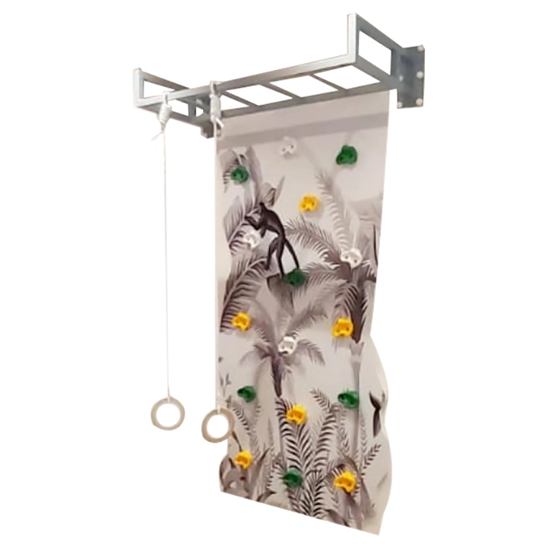 MOONKIDS Jungle Climbing Wall - 120 x 240 cm with monkey bars