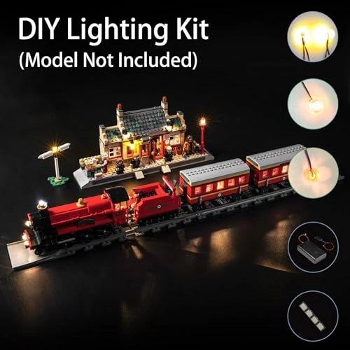 Lighting Kit 76423 - Plastic for LEGO Hogwarts Express Train 76423