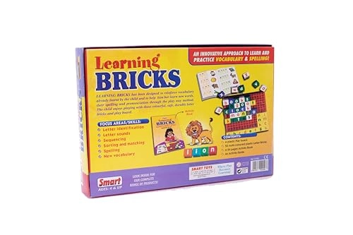 Smart Learning Bricks Alphabet - 4 years and up 50 pieces