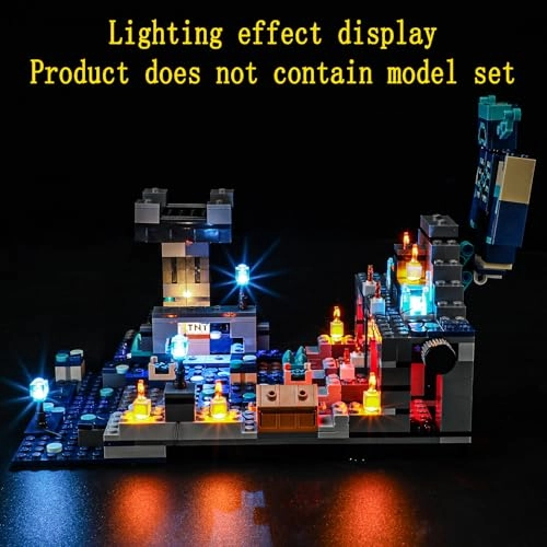LED Light Kit for LEGO The Deep Dark Battle 21246