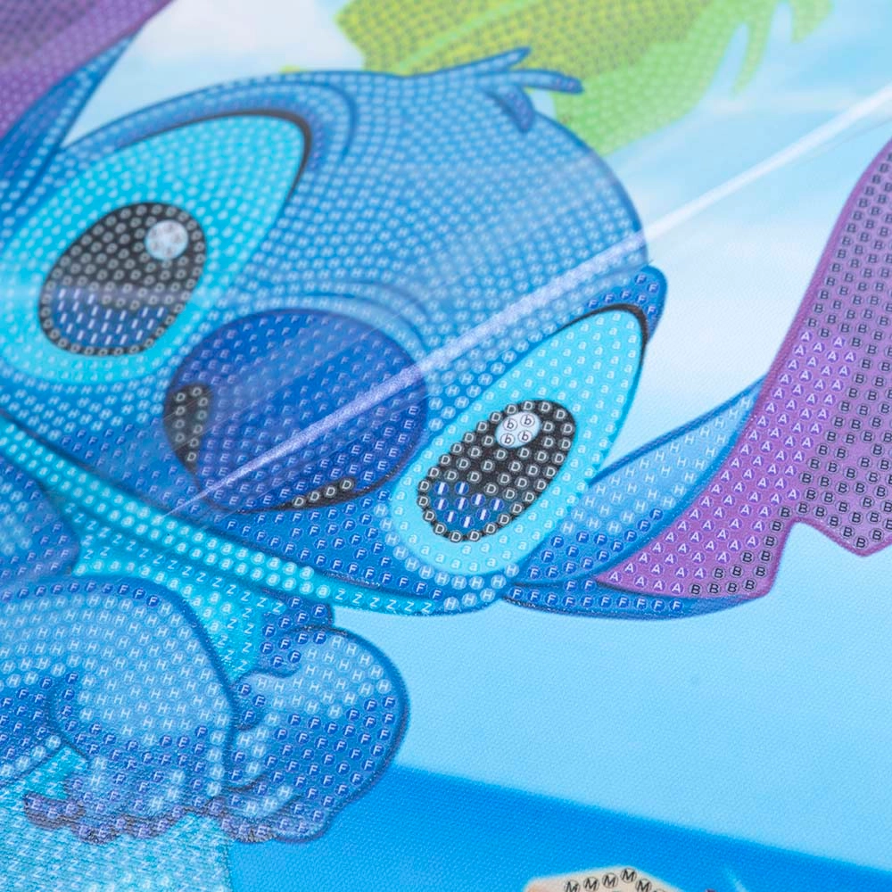 Disney Lilo And Stitch DIY Crystal Art Scroll Kit - Stitch