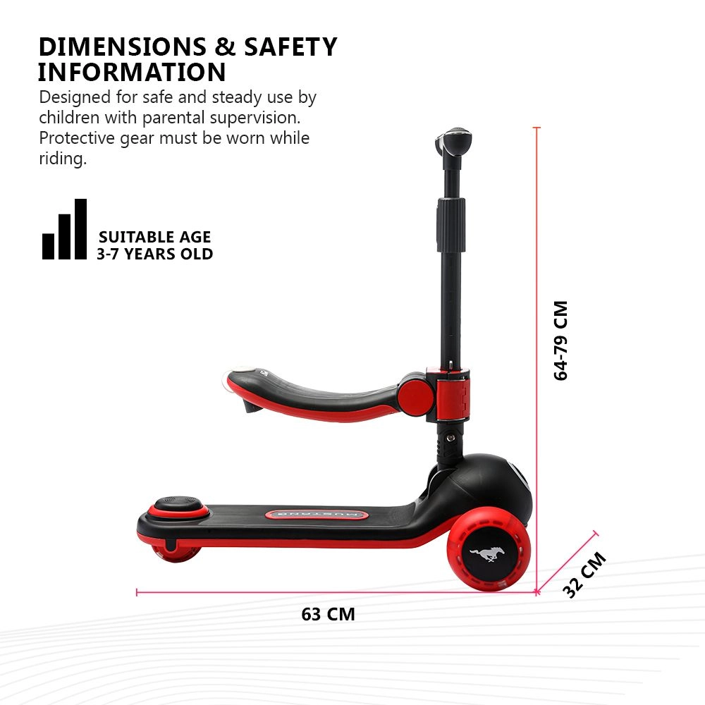 Glider Kick Scooter + Seat