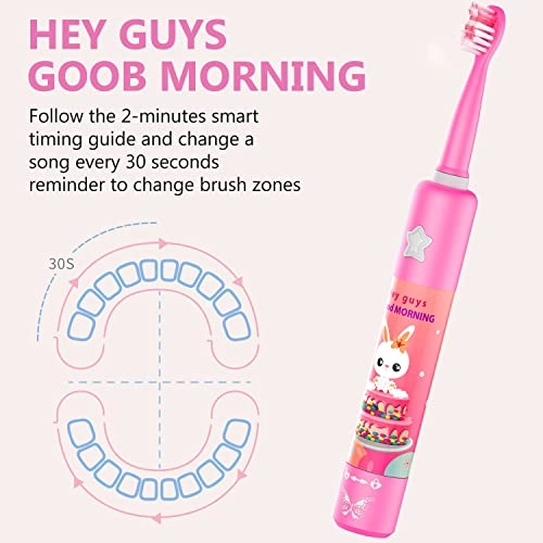 Sonic Electric Toothbrush - 5 Modes 3 Brush Heads