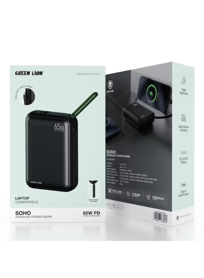 GNSOH20PBBK - 20000mAh 65W