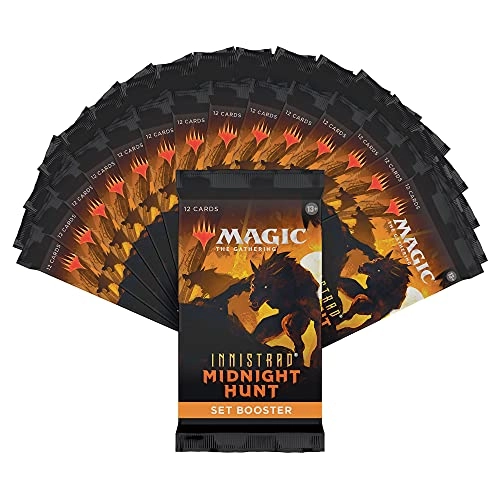 Magic: The Gathering Innistrad: Midnight Hunt Set Booster Box - English 360pcs