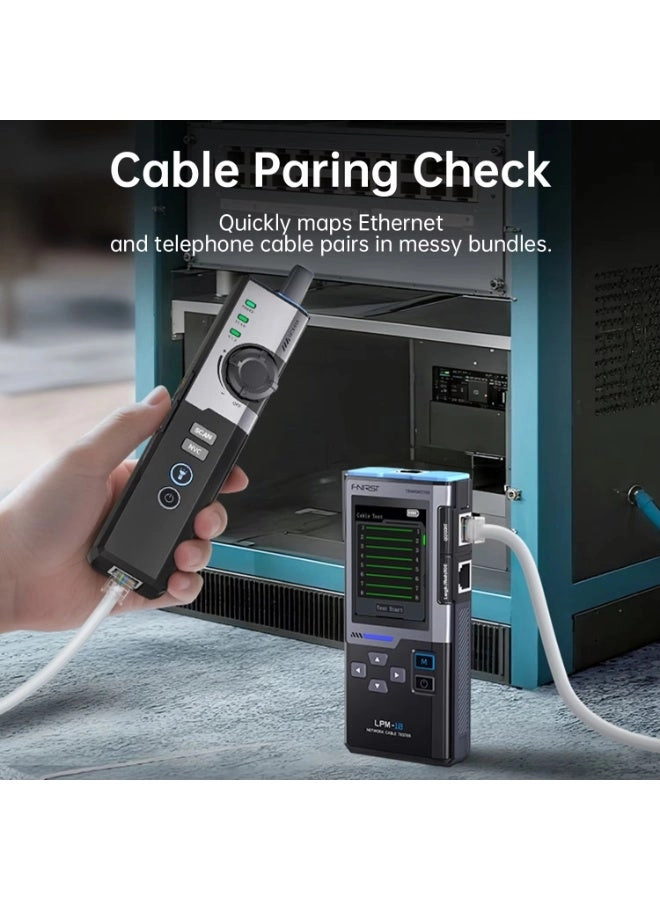 LPM-10A - Color Display PoE Test RJ45 Crimp