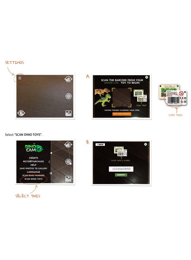 Dino Dana Baby T-Rex - 3.25" Plastic AR - 3 years+