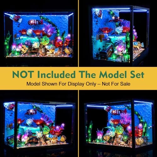 Light kit Compatible with Lego 10366 - LED RC Version