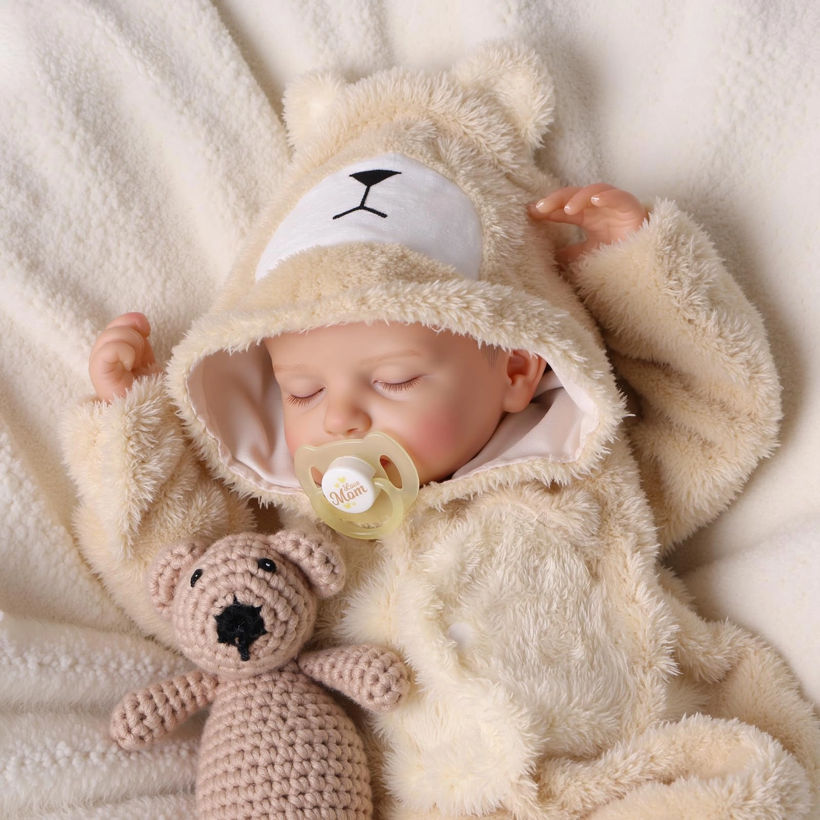 BABESIDE Reborn Dolls - Vinyl Brown Ages 3+