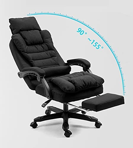Desk Chair - PU Leather Brown High Back