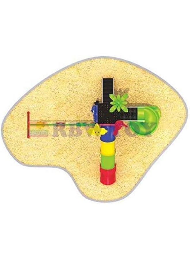 Multi Purpose Kids Outdoor Playing Equipments - 770x320x280cm 2+ Years