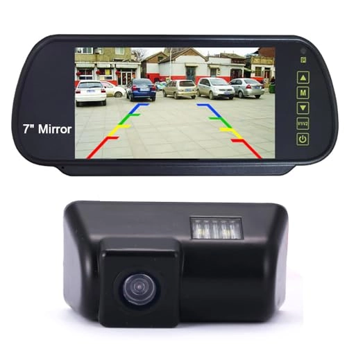 JCJC7892DJTUS - 1280*720 Night Vision + 7" Reverse Mirror - 2 video input