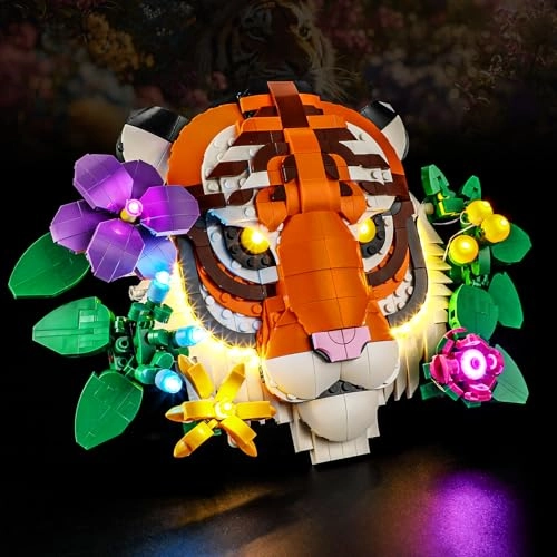 Light Kit for LEGO 31217 The Fauna Collection Tiger - Plastic