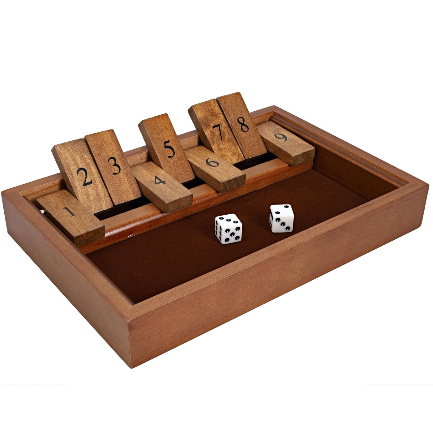 Shut The Box - Walnut Stain