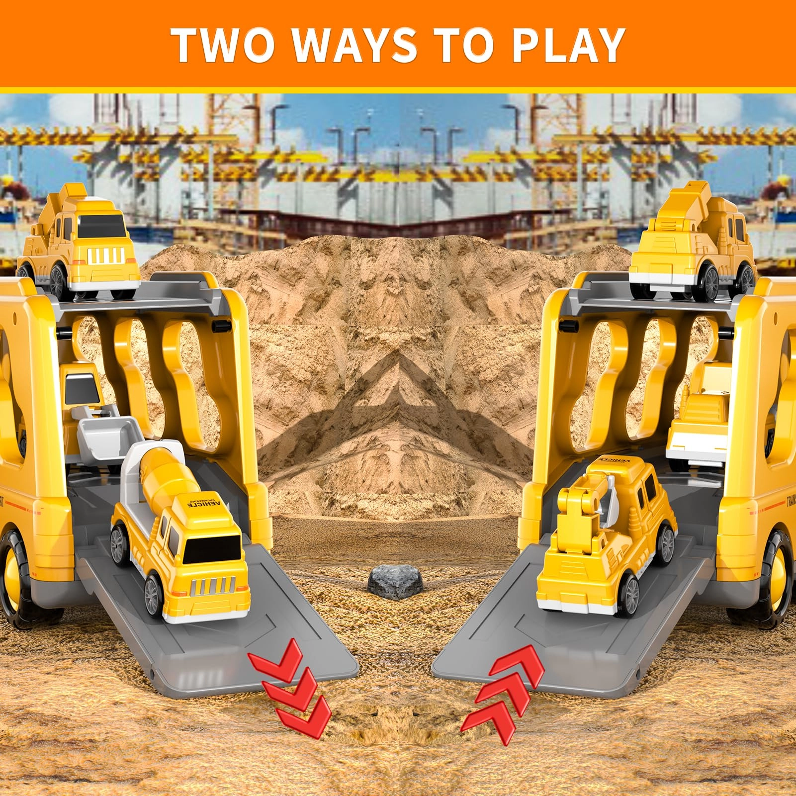 5 in 1 Construction Vehicles (SX) - Construction