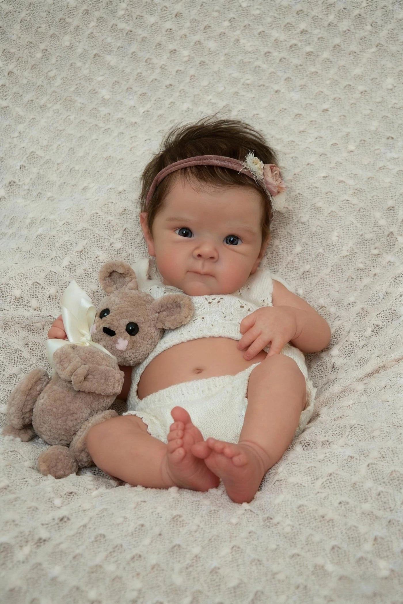 Reborn Baby Doll - 18 Inch Silicone Girl Ages 3+