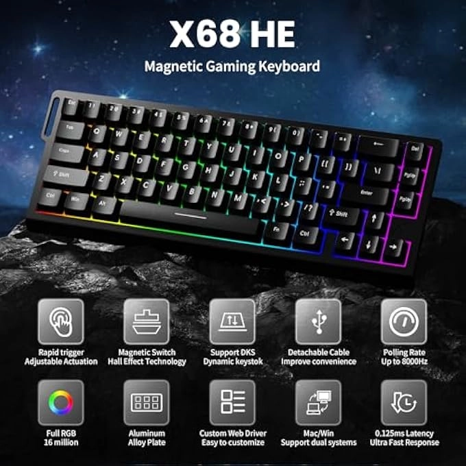 X68 HE - 60% Ultra-compact Layout USB-C