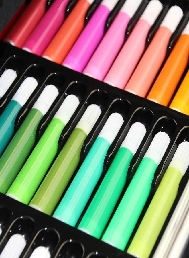Art Set - 145-Piece Oil Pastels Watercolors Sketch Pens Color Pencils